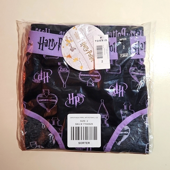 ❤️NWT VINTAGE TORRID HARRY POTTER HOGWARTS PANTY POTIONS HIPSTER -  PLUS SIZE - Picture 4 of 9